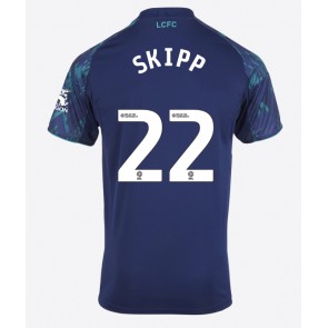 Leicester City Oliver Skipp #22 Replika Bortatröja 2025-26 Kortärmad